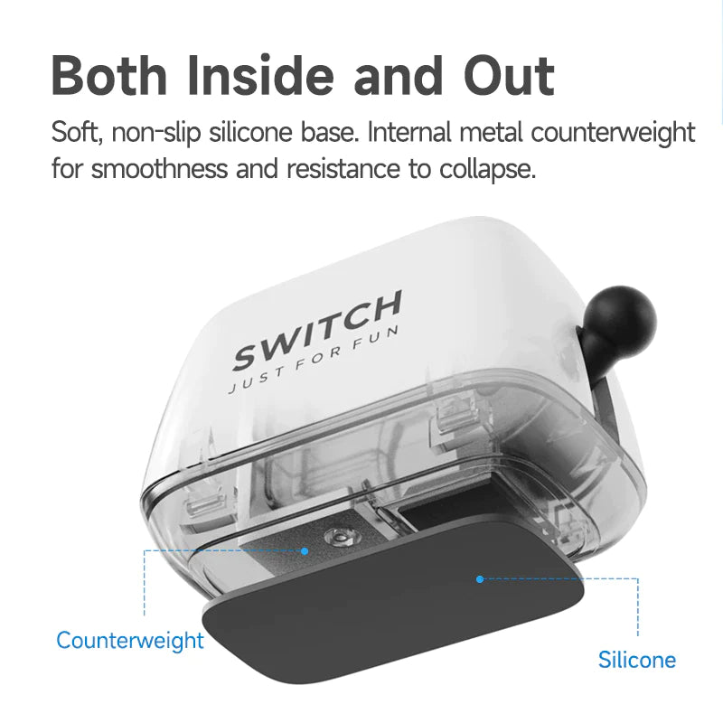 Hagibis Switch Game Card Case for Nintendo Switch Lite/ OLED Toaster Storage Holder Cute Portable Creativity Protective Cover