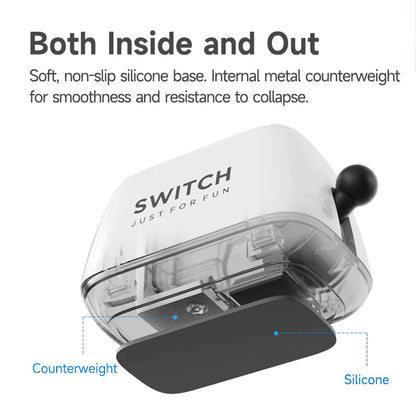 Hagibis Switch Game Card Case for Nintendo Switch Lite/ OLED Toaster Storage Holder Cute Portable Creativity Protective Cover