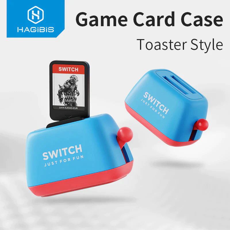 Hagibis Switch Game Card Case for Nintendo Switch Lite/ OLED Toaster Storage Holder Cute Portable Creativity Protective Cover